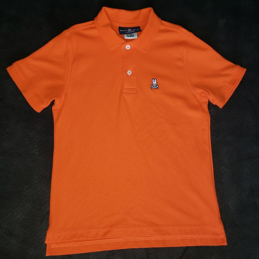Psycho Bunny Boys Classic Polo - Orange